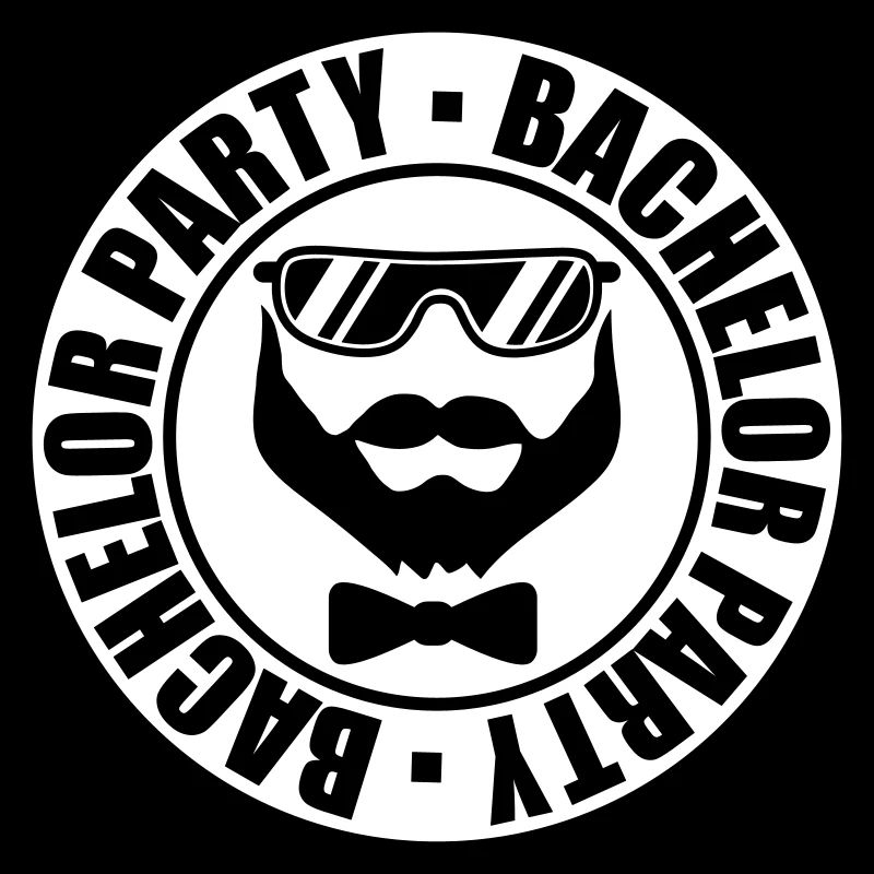 bachelor party stamp circle ring team bache