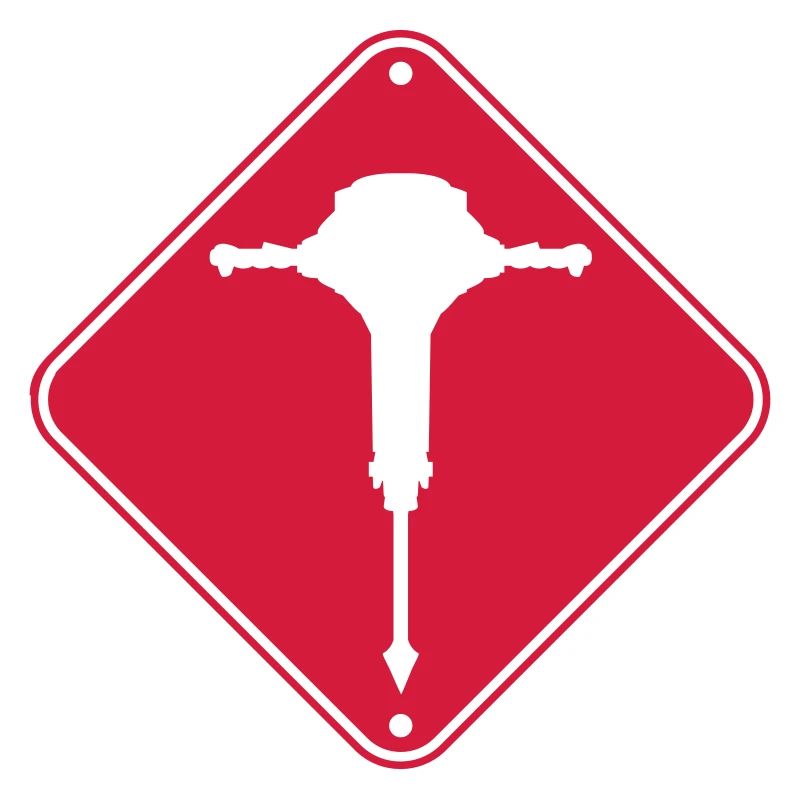 Caution Jackhammer Warning