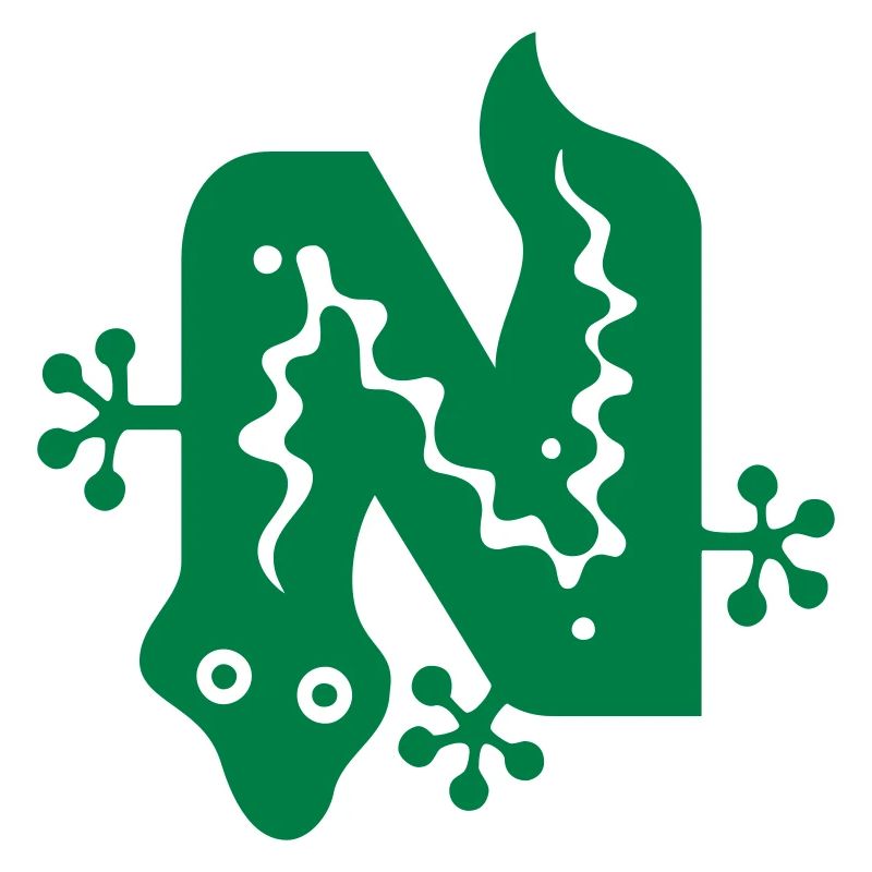 Serpent | Serpent | lettre N | Vectorale