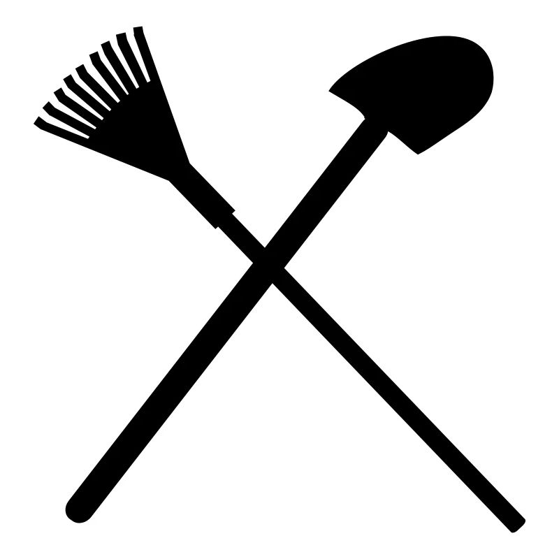 Rake and shovel