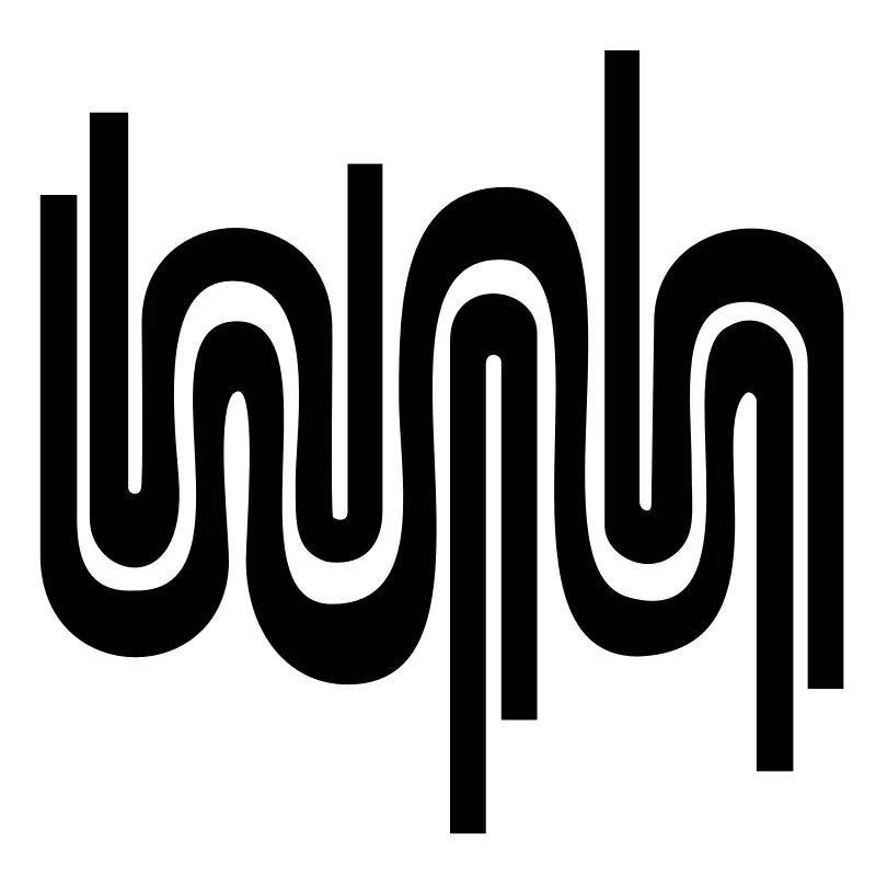 Abstract wave / 70s pattern