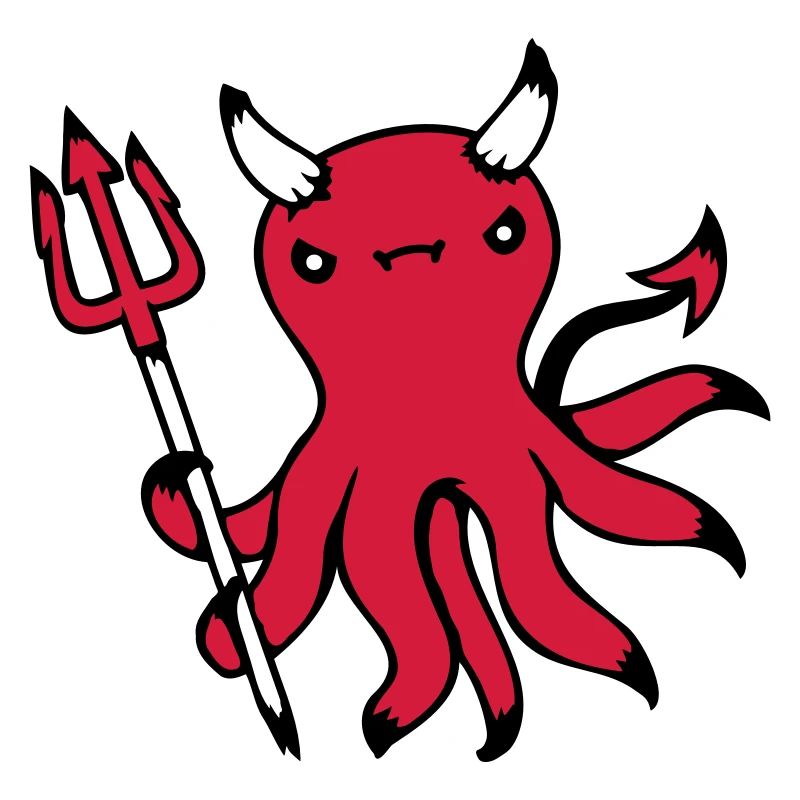 Octopus Devil Hell Satan Evil Purgatory Naughty