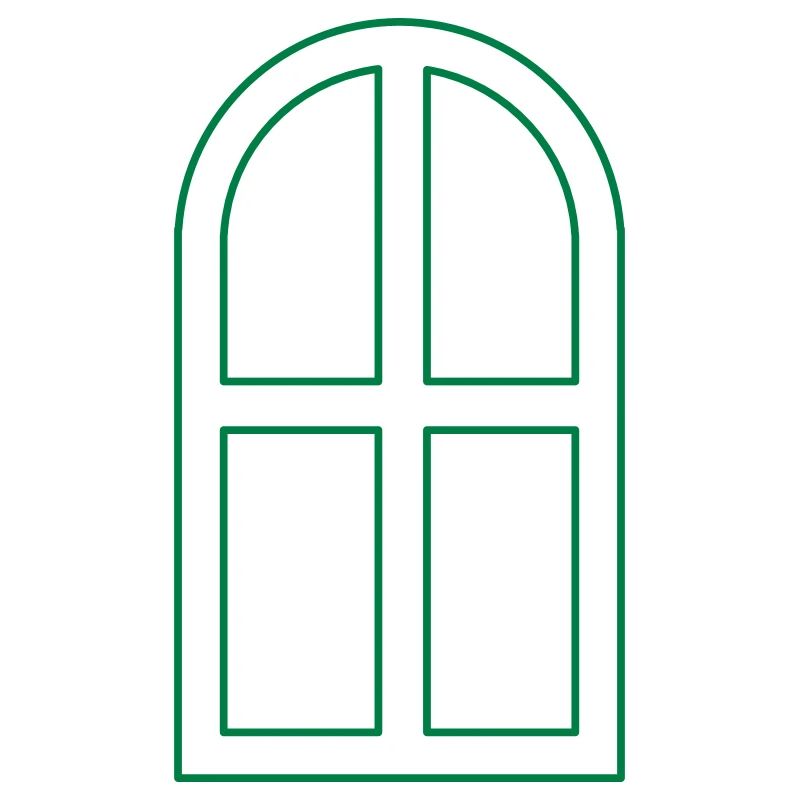 Arch window open