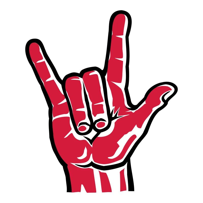 Devil Rock Hand - Pommesgabel (short) 2c