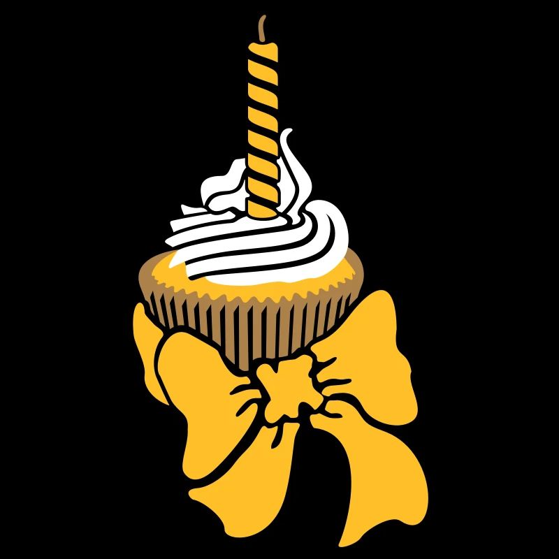 birthday cupcake / Geburtstagsmuffin (e, 2c)