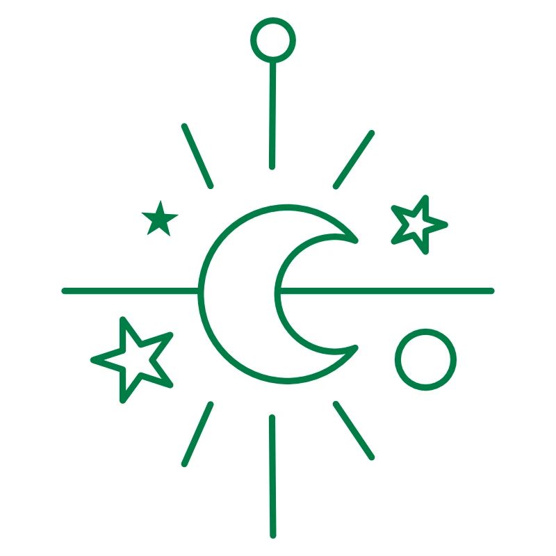 BOHO Central crescent moon