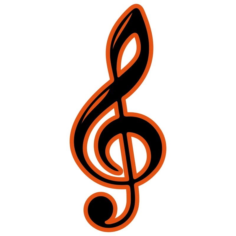 Musical Notes Symbol Clef