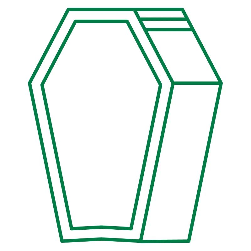 forme de cercueil en 3D