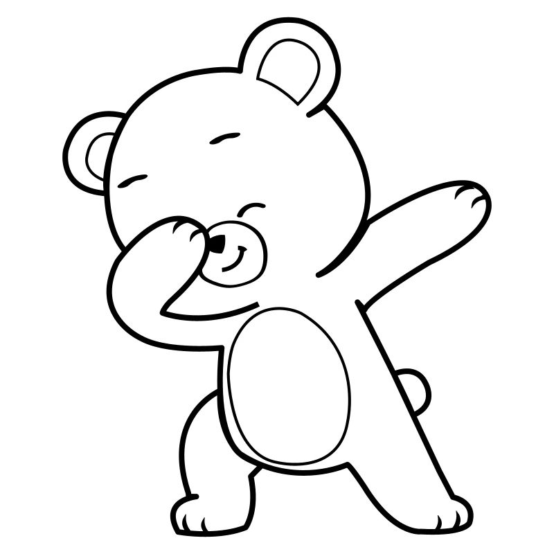 Dabbing Bear
