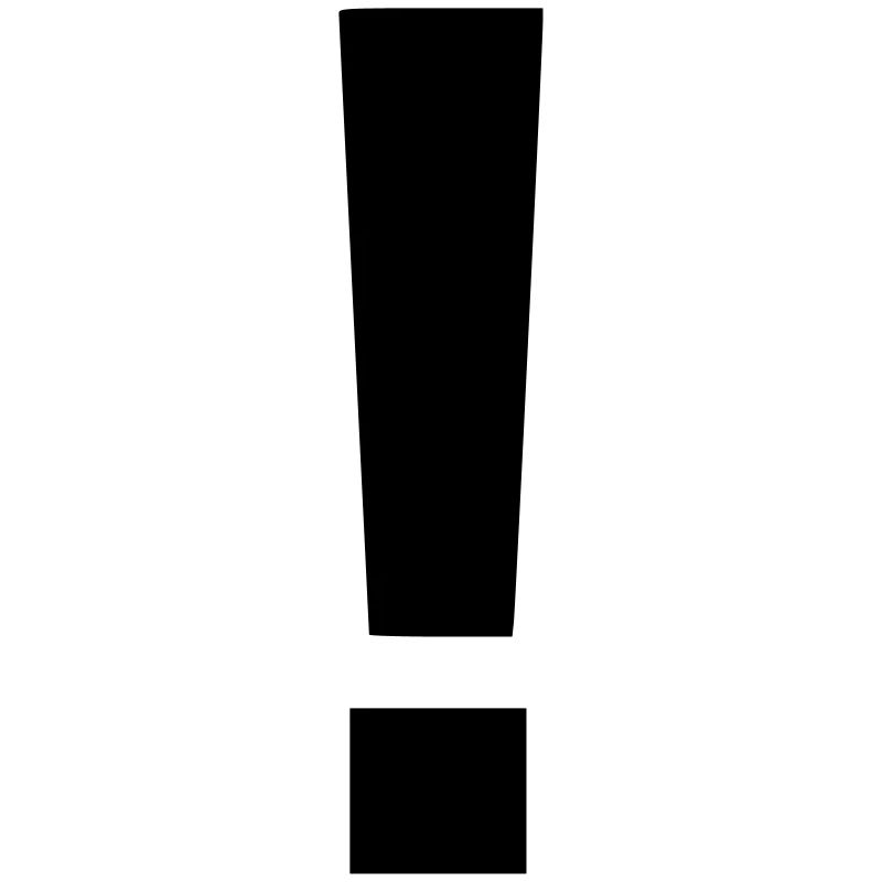 Ausrufezeichen Statement Geschenk Auffallen