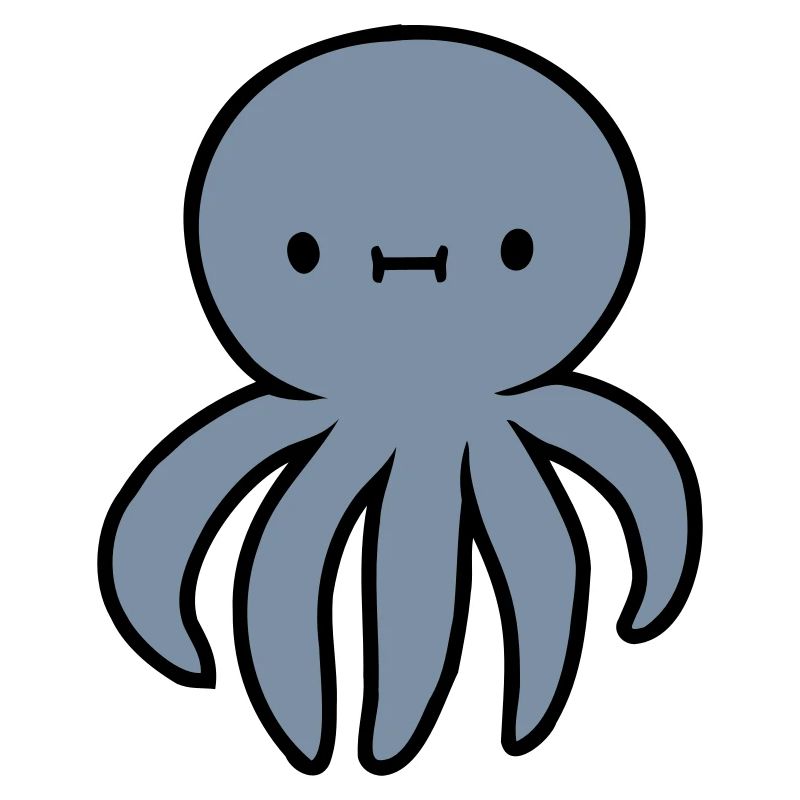 Octopus Octopus Octopus Squid Cute Giant Squid Funny