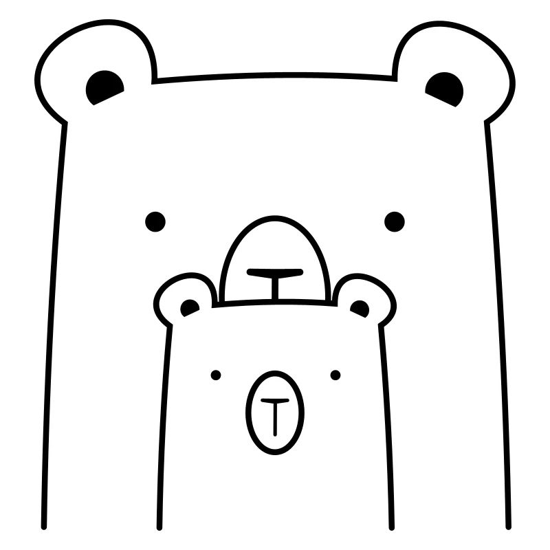 zwei Bären Bär Eisbär Braunbär I Geschenkidee