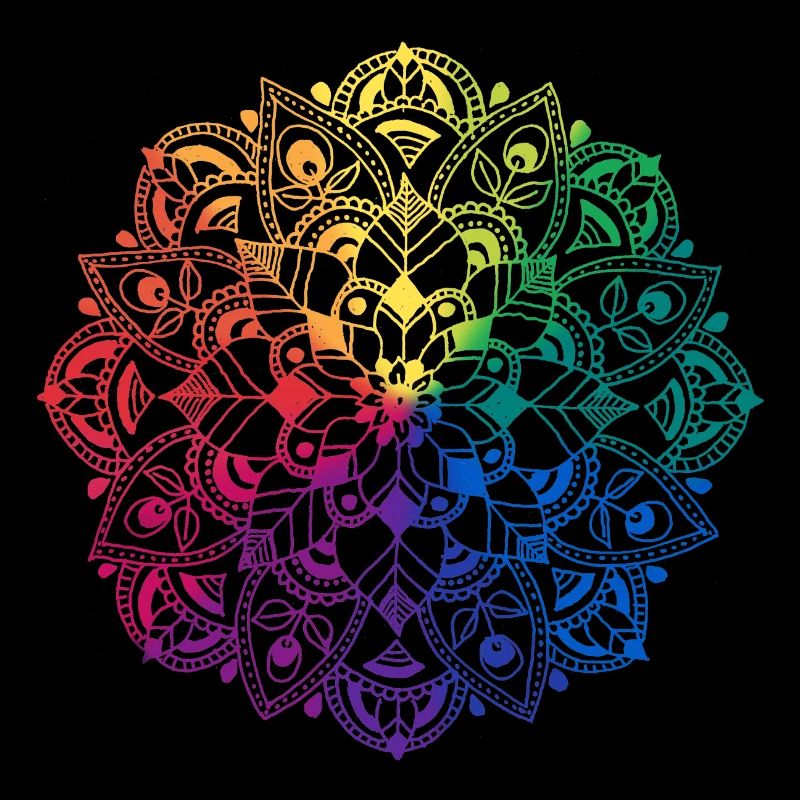 Mandala de fleurs