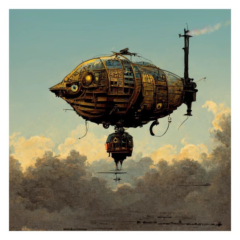 Steampunk Luftschiff