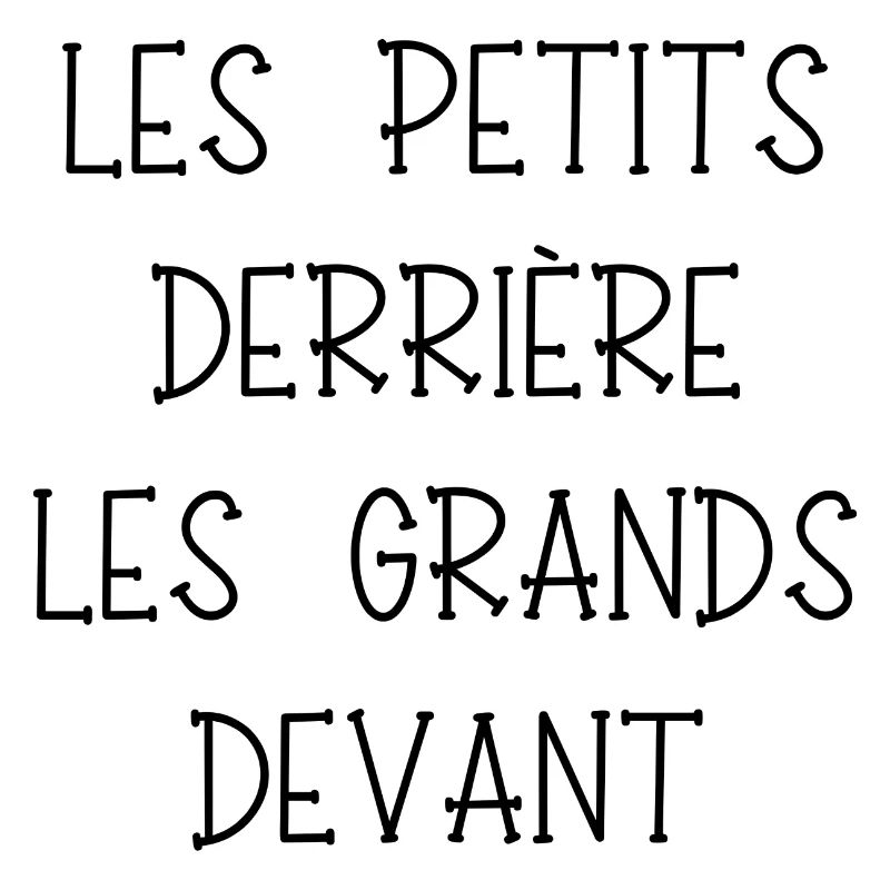 les petits derrière