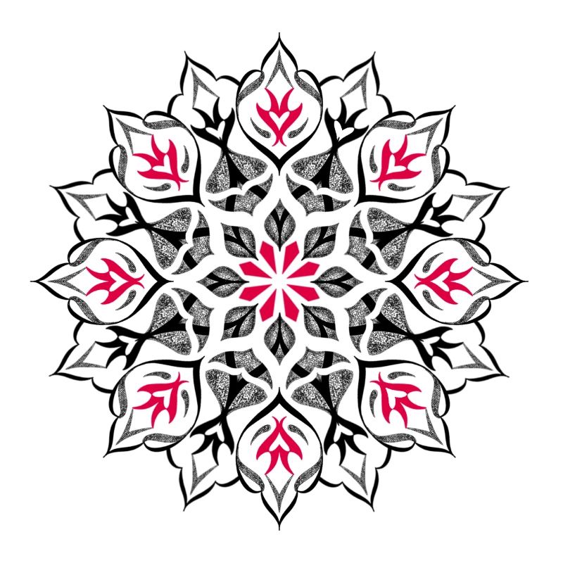 Dotwork Mandala-Design