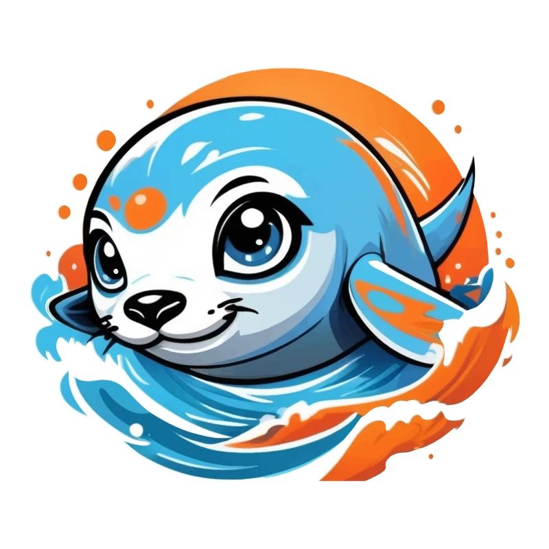 Mignon bébé phoque