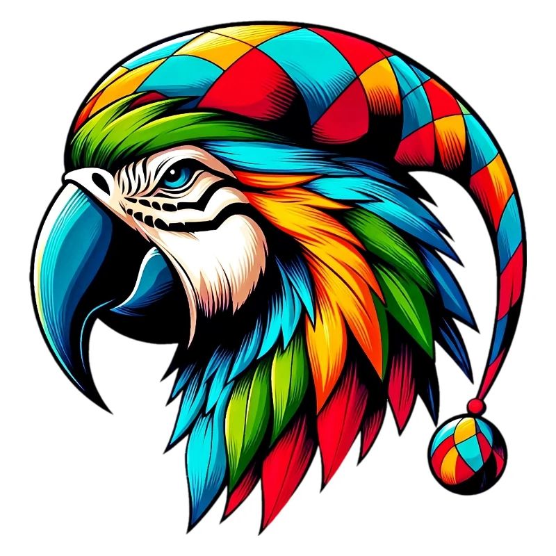 Perroquet arlequin