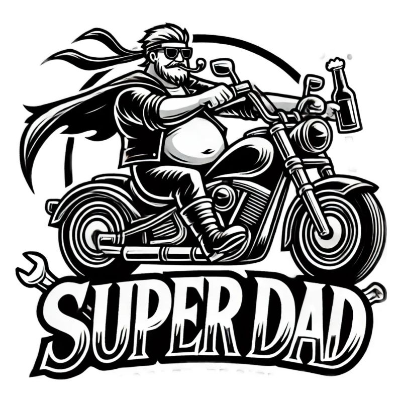 Super Dad Motorradheld