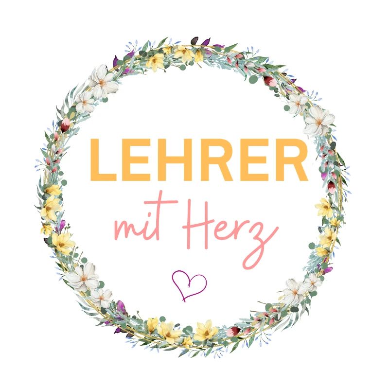 Lehrer mit Herz! Personalisierbares Design