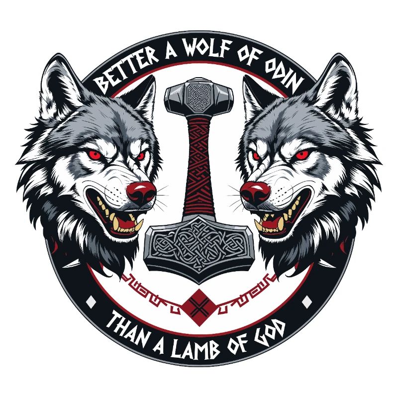 Lieber ein Wolf Odins als ein Lamm Gottes