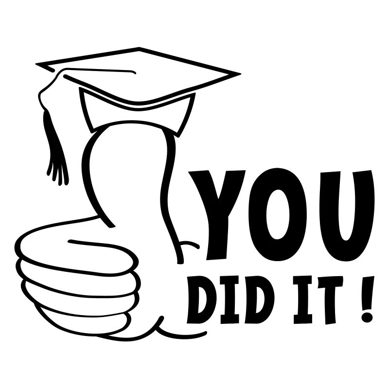 You either passed or you passed it, diploma.