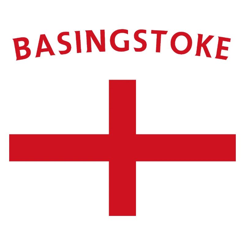 Basingstoke Emblem Retro Abzeichen