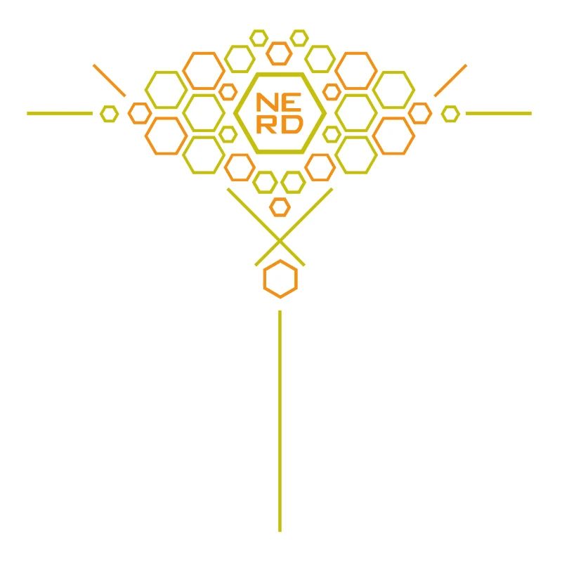 Nerd Hex Pattern Gradient