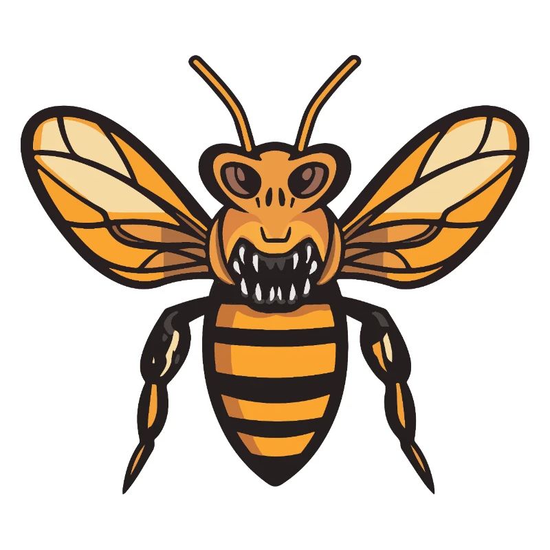 Bee Halloween Comic Funny