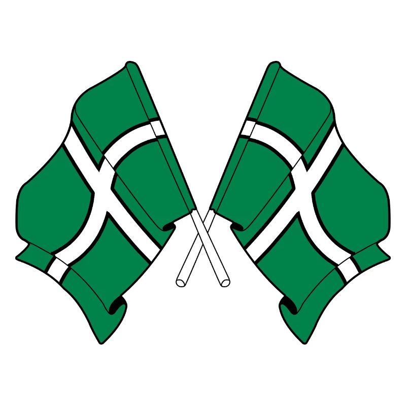 Drapeaux croisés du Devon