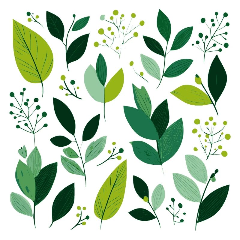 Feuilles vertes