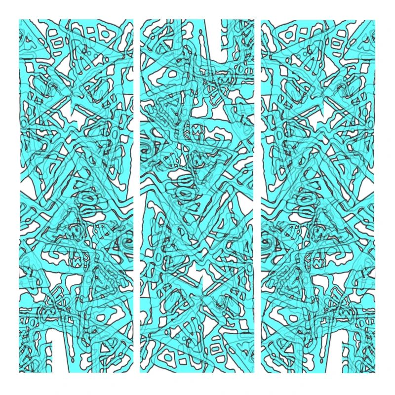 Triptyque du Chaos Turquoise