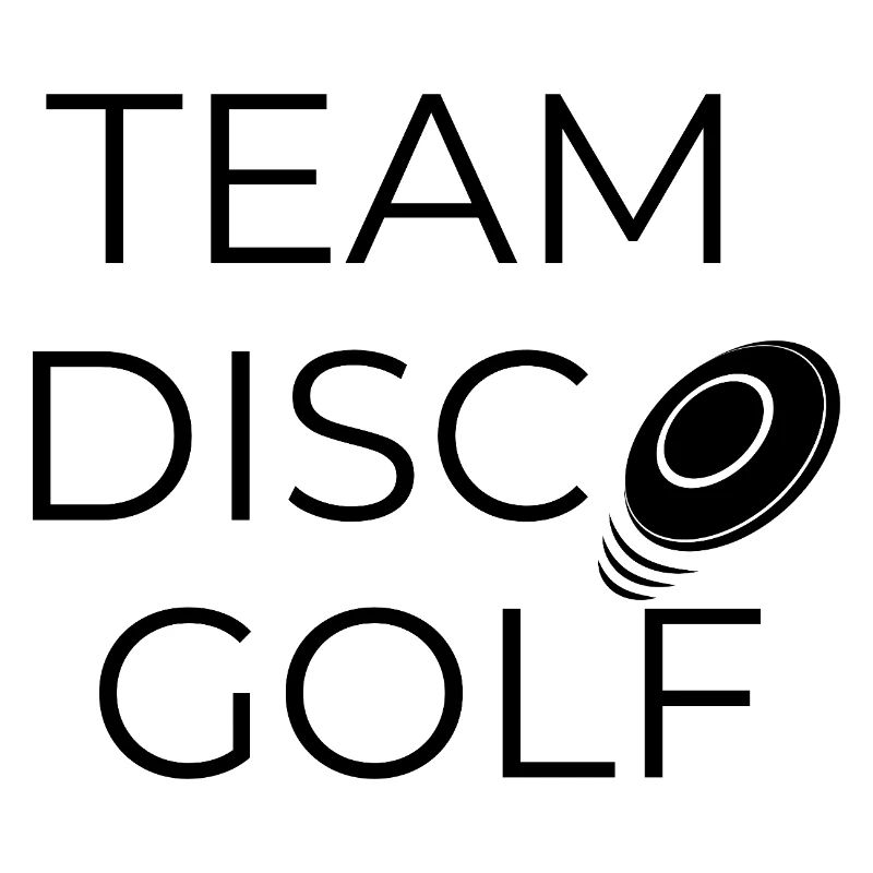 Team Disco Golf - Design avec disque