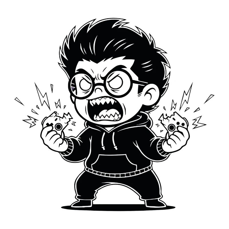 Gamer Anger Controller Broken Rage
