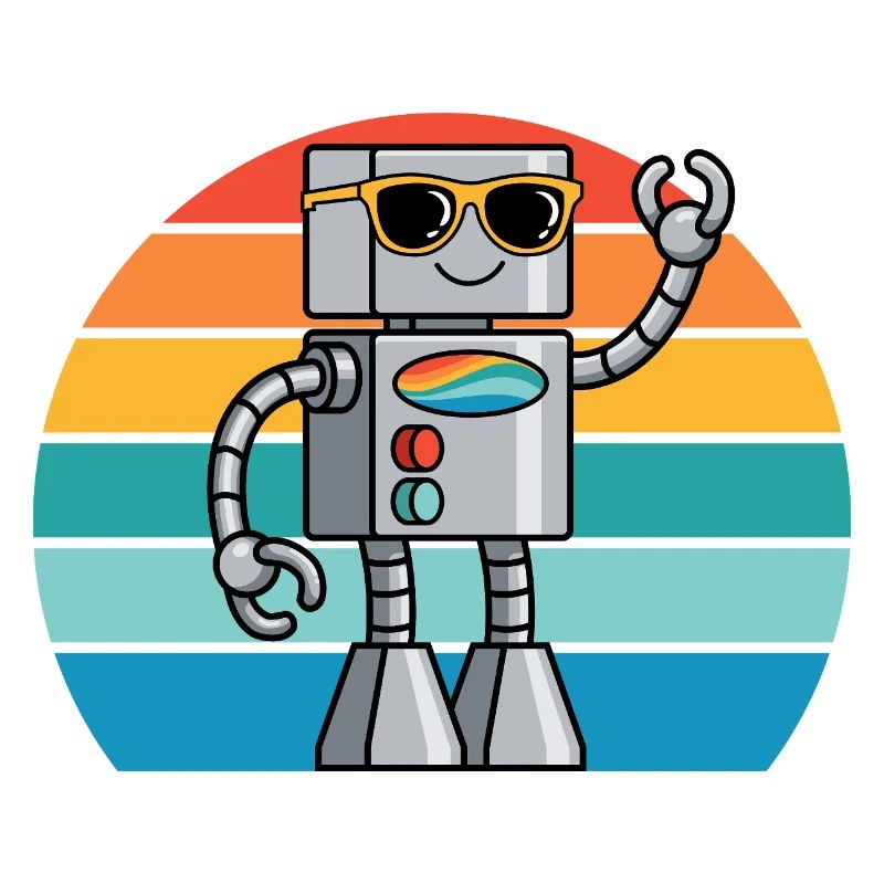 Retro Ki robot for technology lovers & robot fans