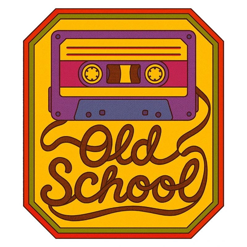 Old School Cassette Retro Patch