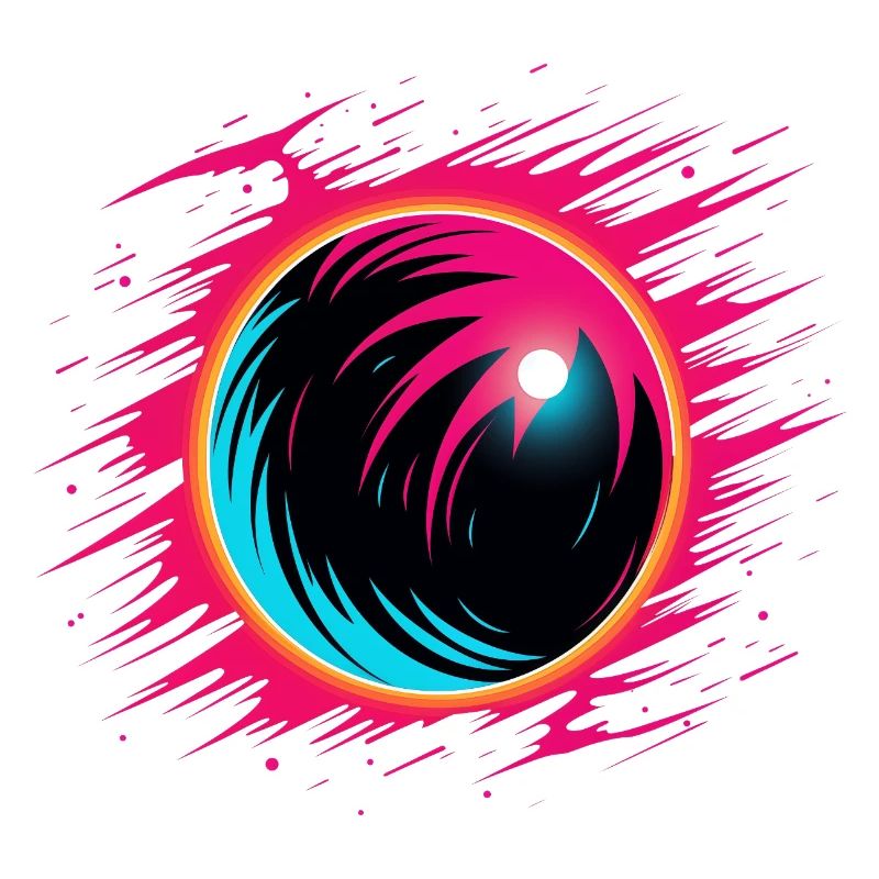 Boule de bowling rétro Steamwave