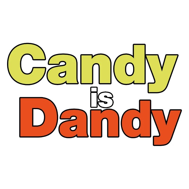 Candy is Dandy Bold Typographie