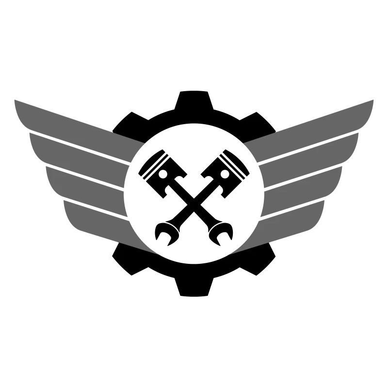 Clé de piston croisée avec engrenage et aile