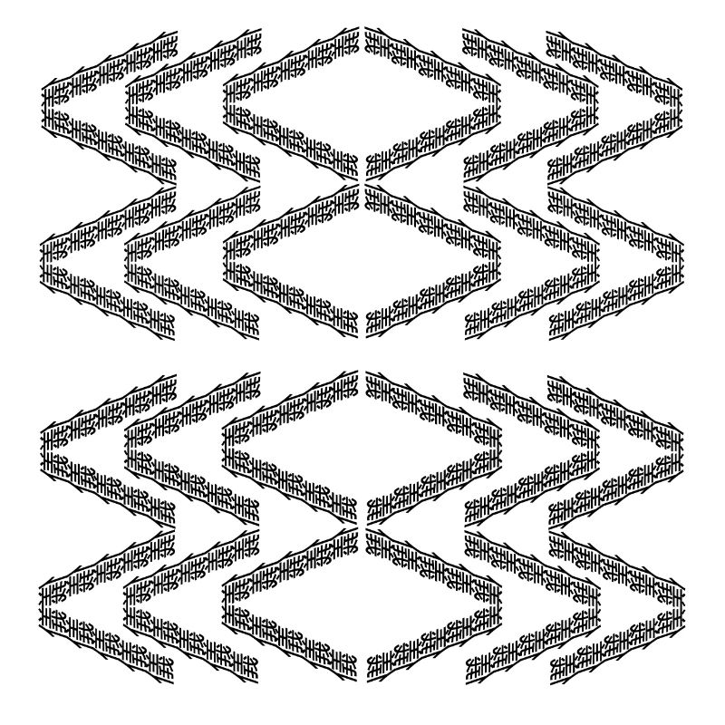 Zigzag pattern