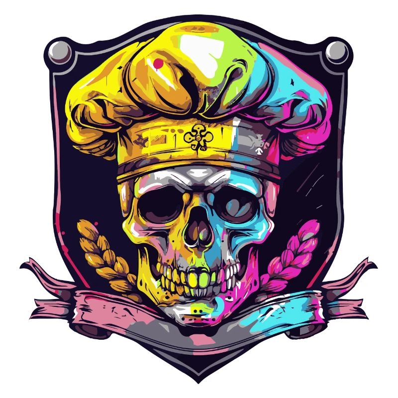 Skull Skeleton Chef