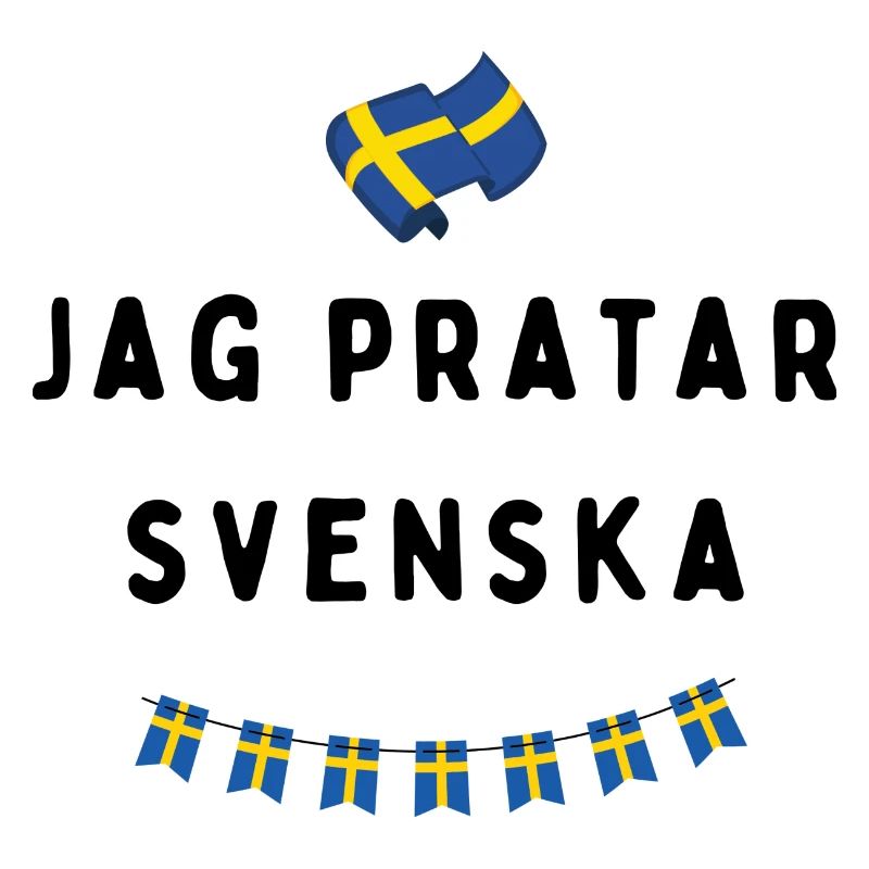 Jag pratar svenska schwarz