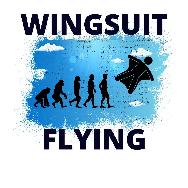 Wingsuit flying Base Jumping Skydiving Evolution