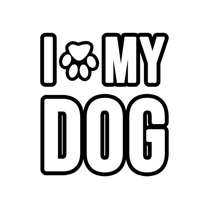 I love my Dog or Cat. Ich liebe meinen Hund oder m