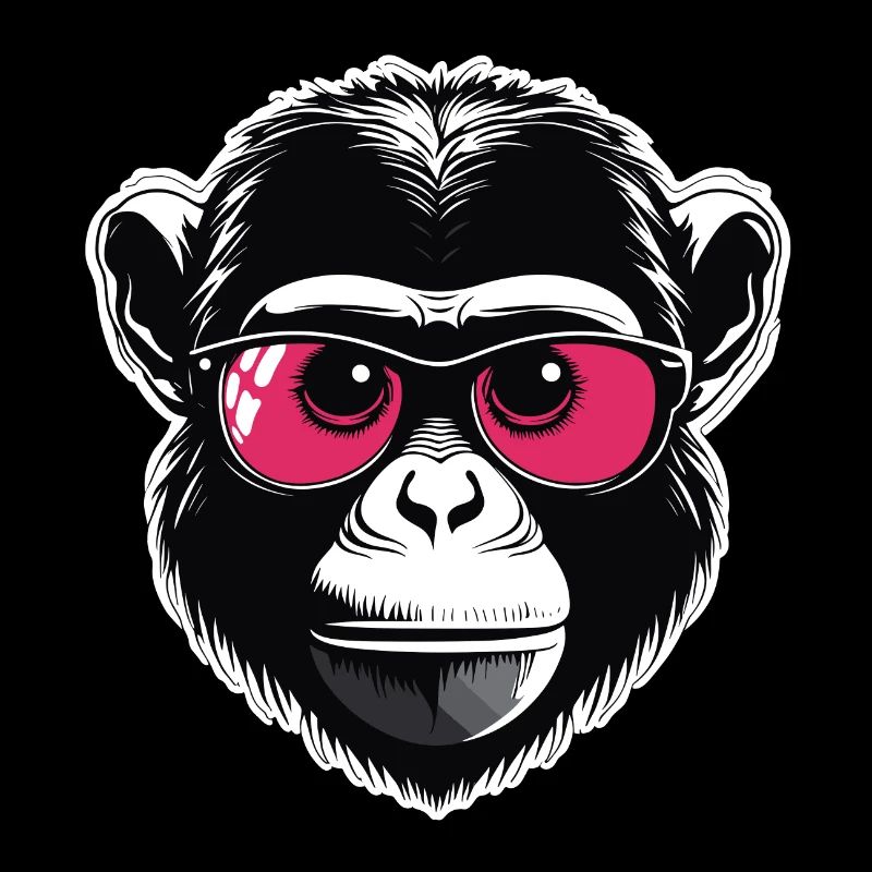 Monkey / Animal / Zoo / Chimpanzee / Wild / Comic