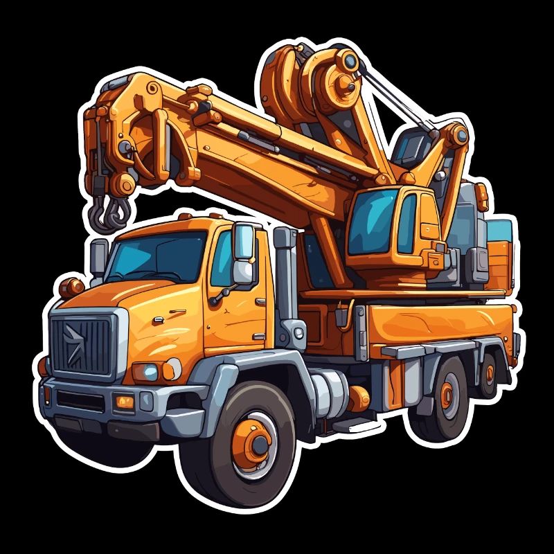 Crane / construction site / winch / crane system