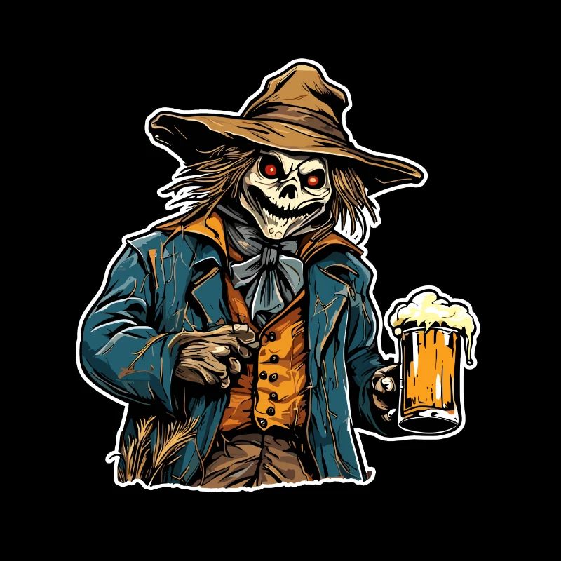 Vogelscheuche / Erntehelfer / Maisfeld / Feld