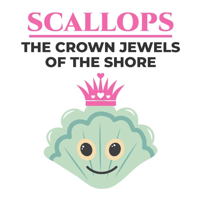 Scallop Seashells Collector Beachcomber Shellfish