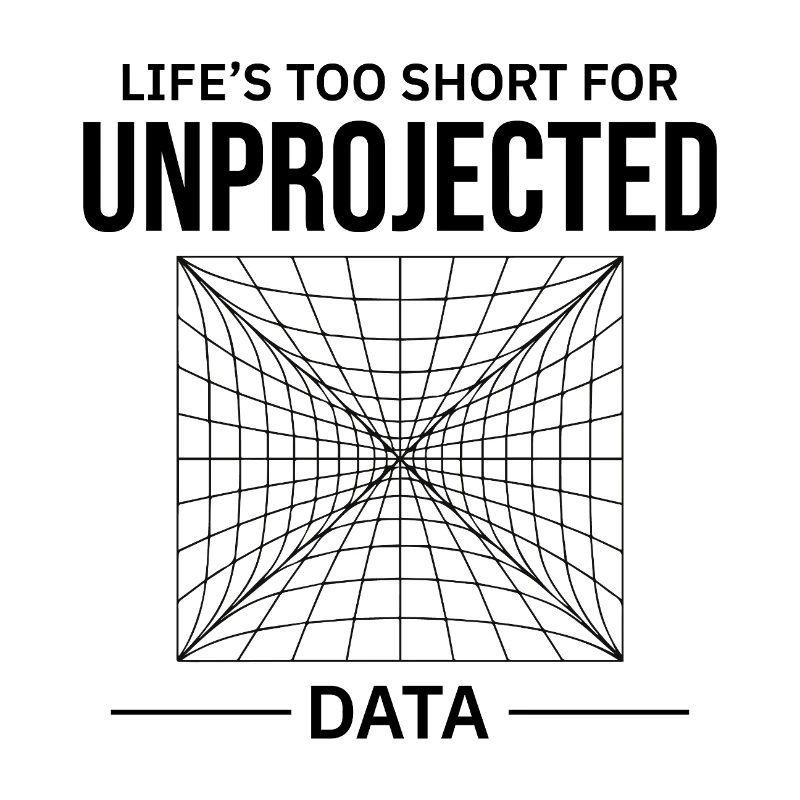 Unprojected Data GIS Cartography Mapping Error