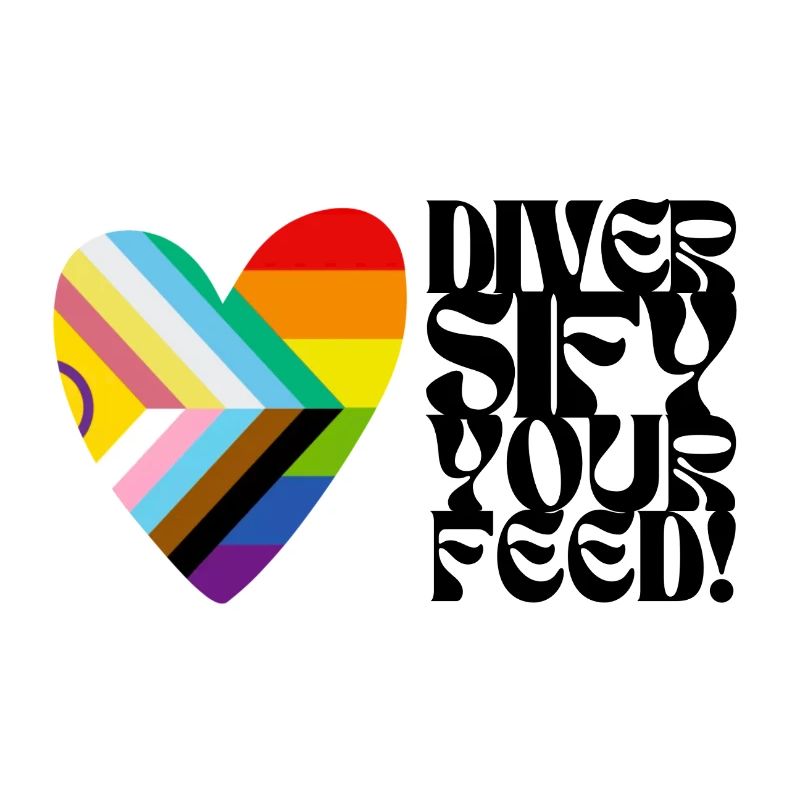 🌈♿ Diversify Your Feed –Progress Pride&Disability